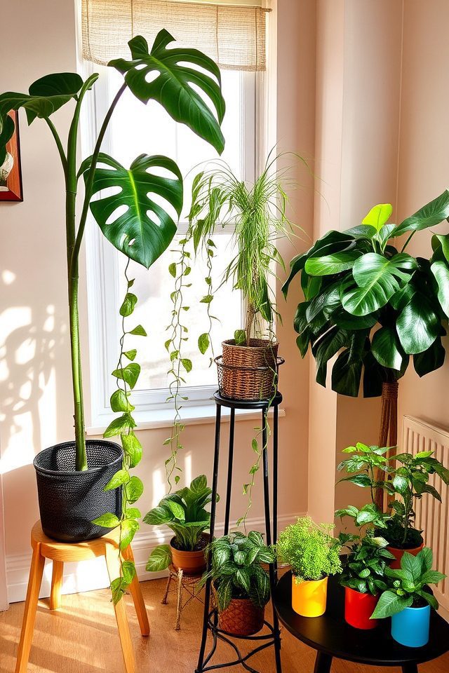 height variation with stands