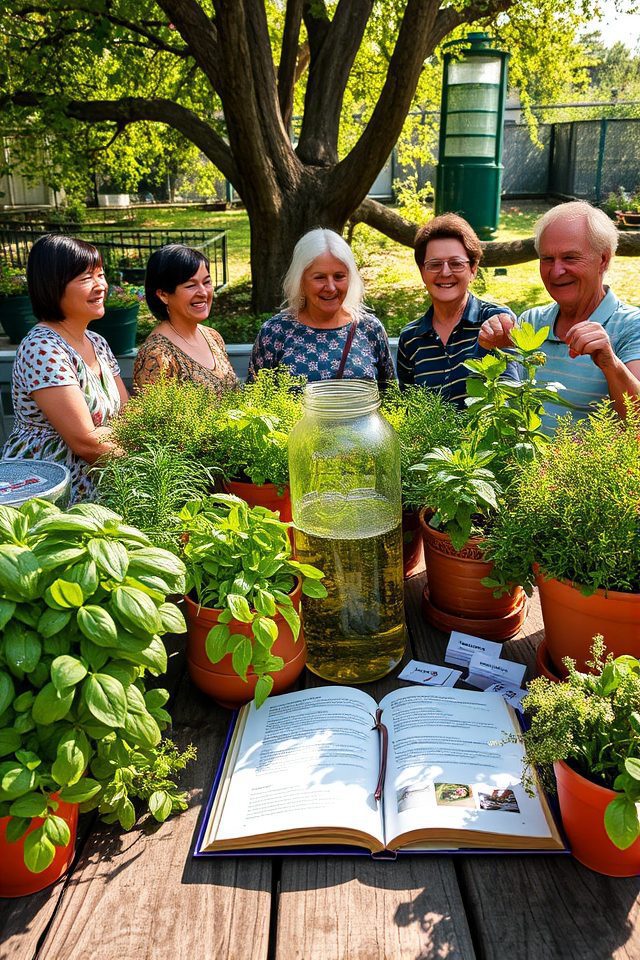 herb exchange and workshops