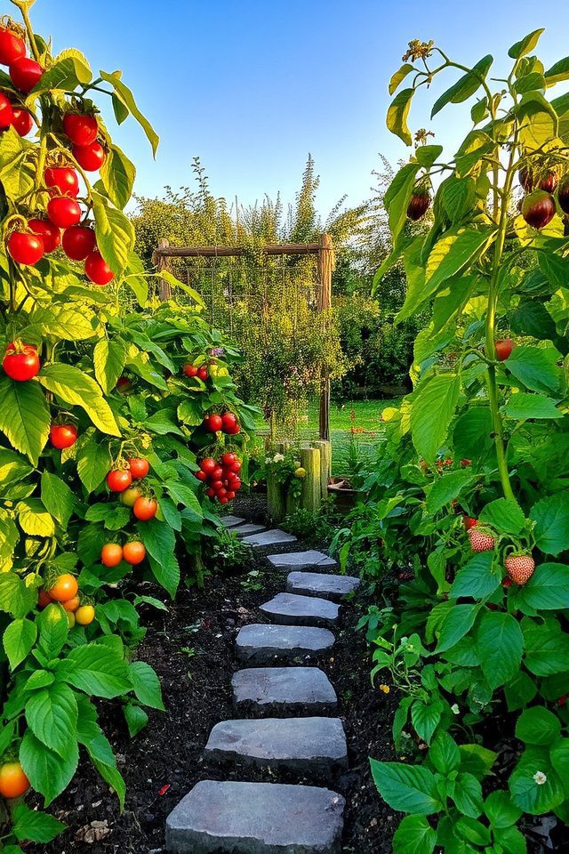 homegrown fruits and vegetables