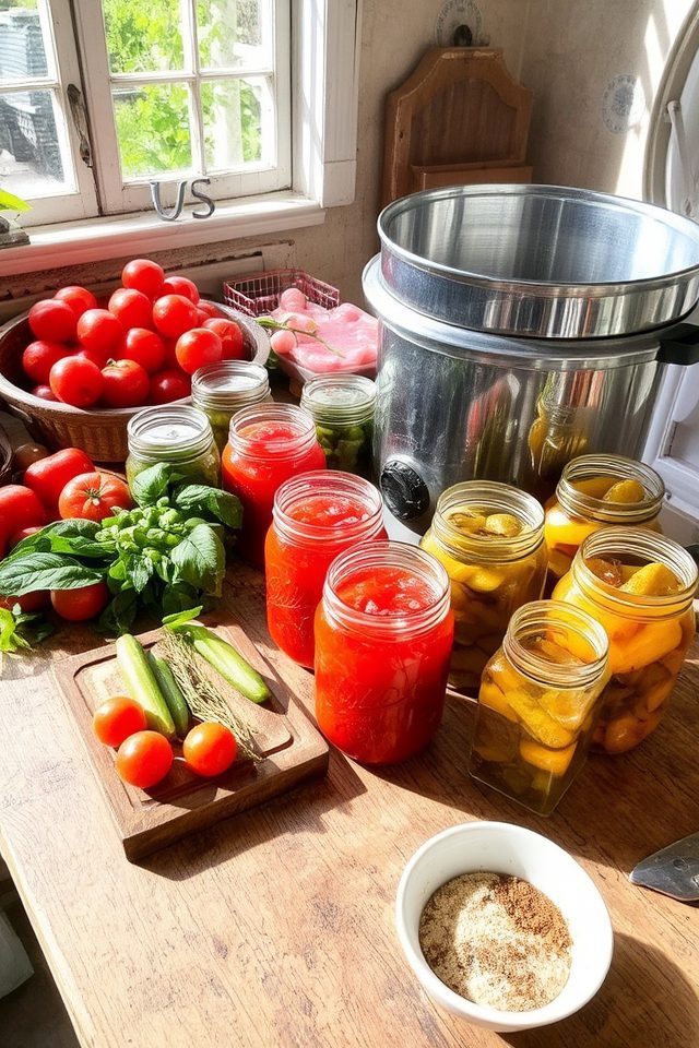 homemade preserve seasonal produce