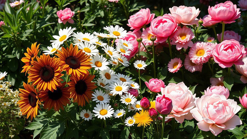 ice cream inspired floral paradise