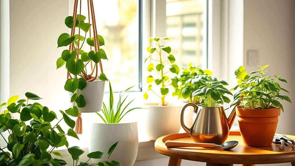 indoor gardening enhances well being