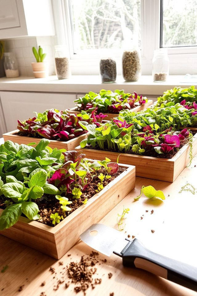 indoor microgreens gardening made easy