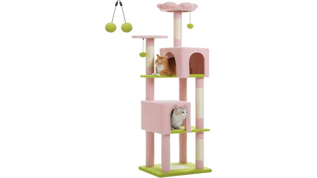 indoor multi level cat tower