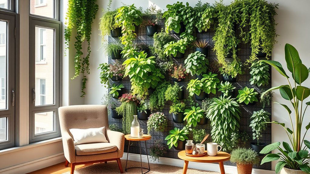 indoor vertical garden benefits