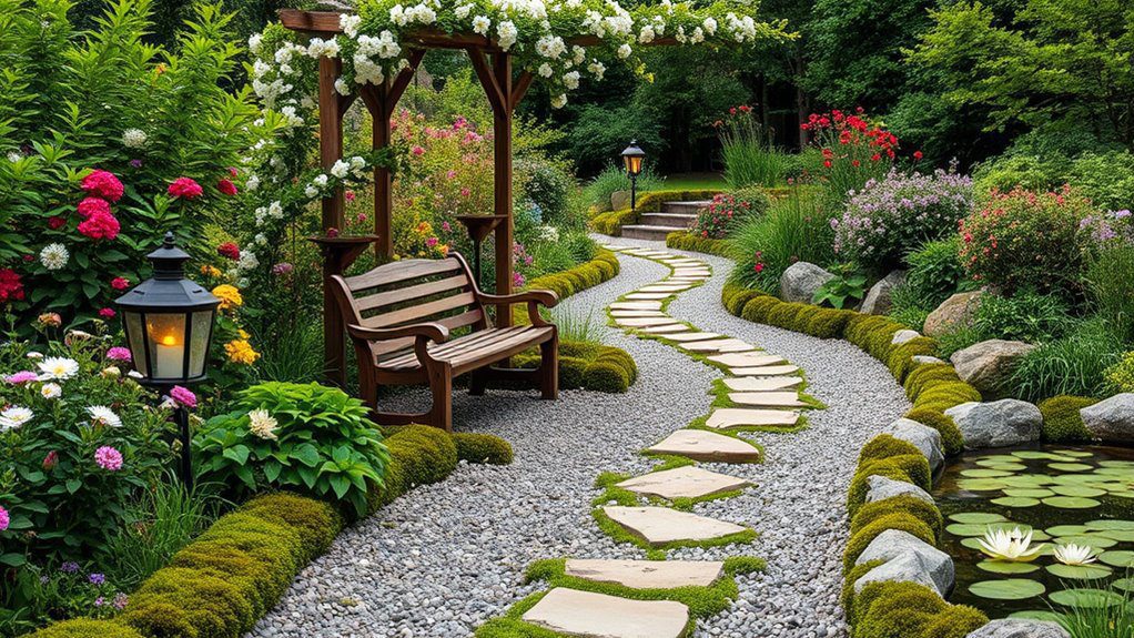 inviting exploratory garden pathways