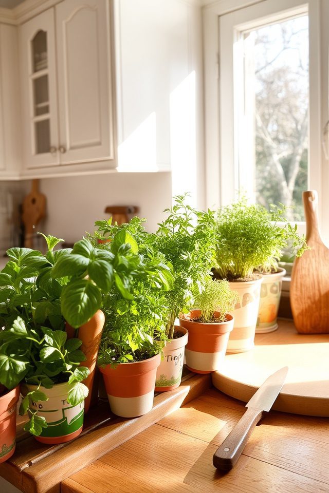 kitchen herb corner design