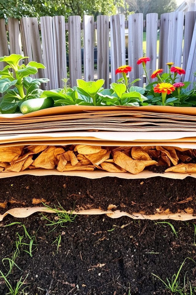 layered organic gardening method