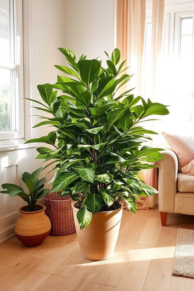 low light air purifying houseplant