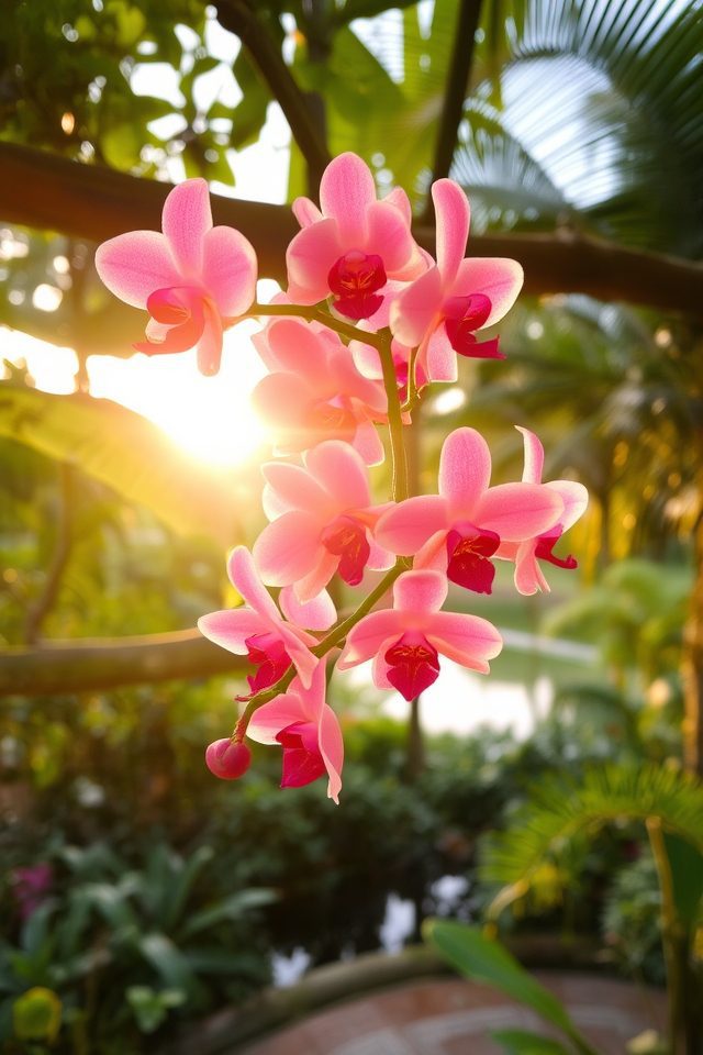 lush landscapes and orchids