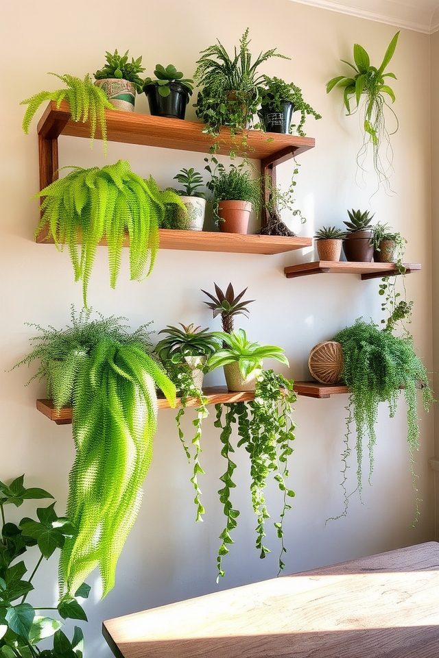 lush mixed greens display