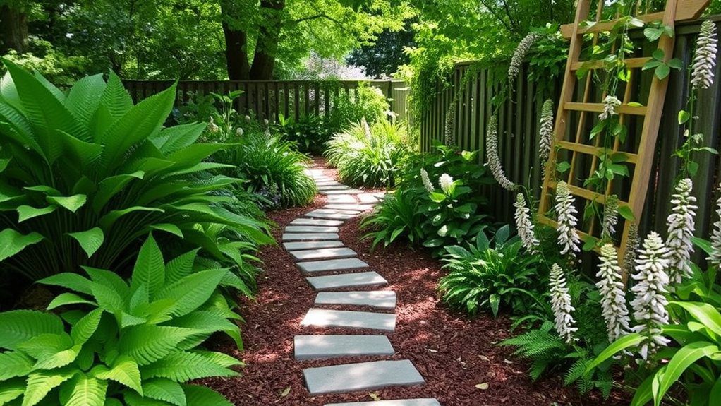 lush shade garden retreat