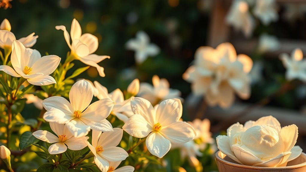 lush vanilla scented garden tranquility