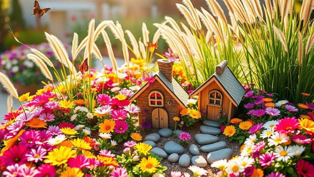 magical colorful garden designs