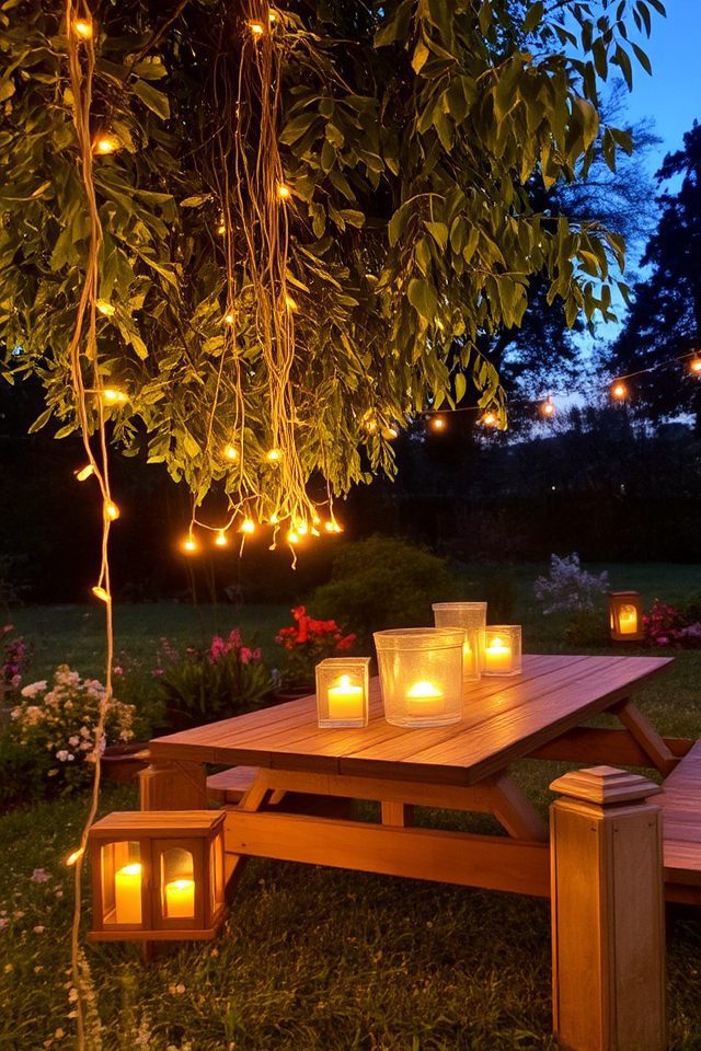 magical evening garden retreat