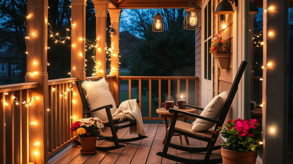 magical evening porch ambiance