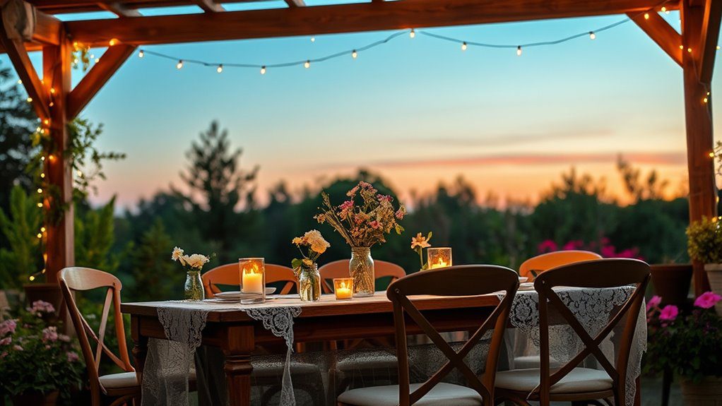 magical outdoor light canopies