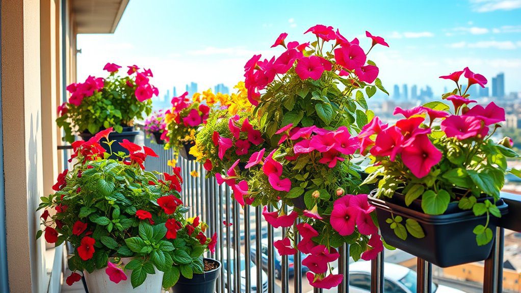 maximize balcony gardening space