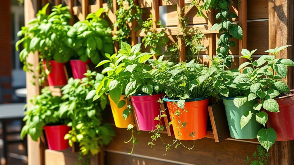 maximize space with herbs