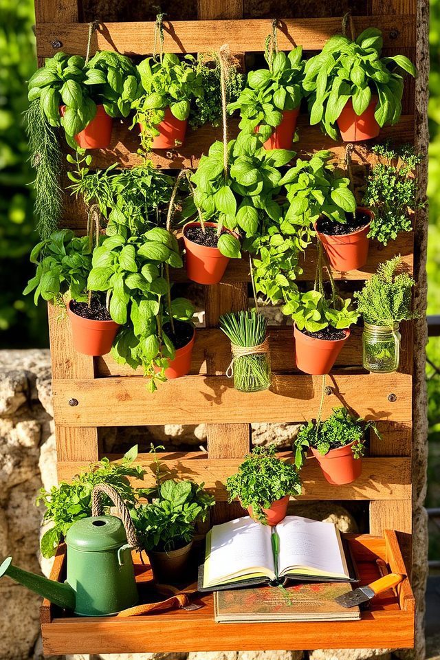 maximize space with herbs