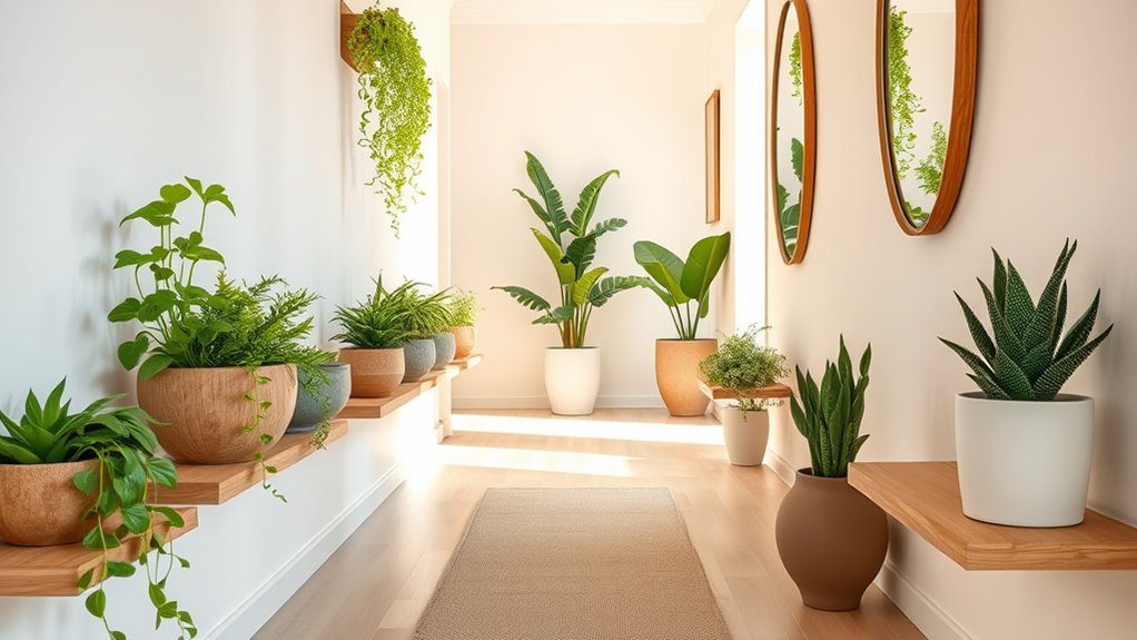 maximize space with planters