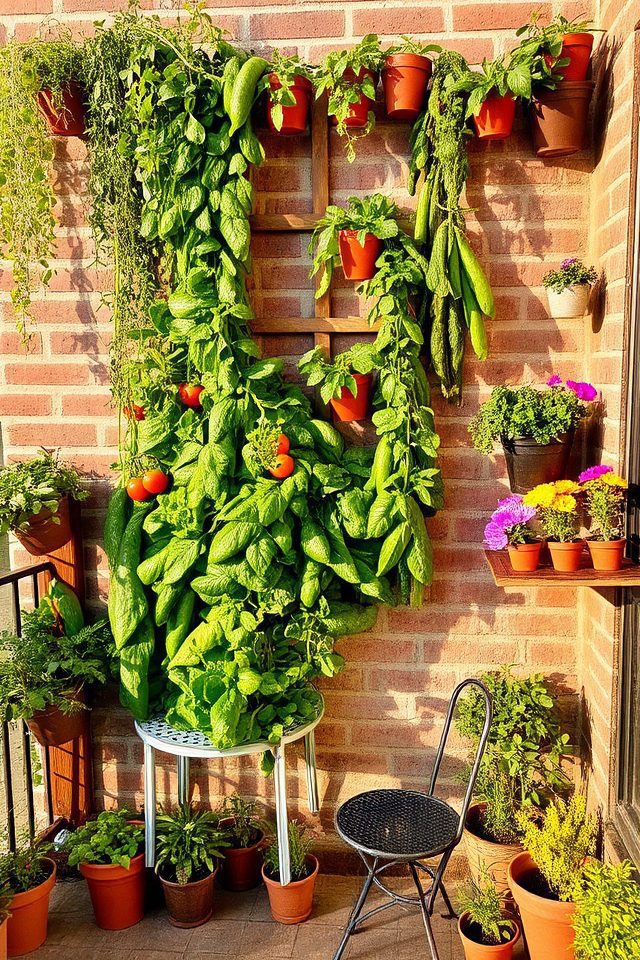 maximize space with vertical gardening