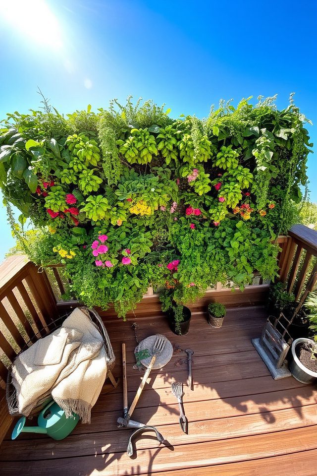 maximize space with vertical gardening