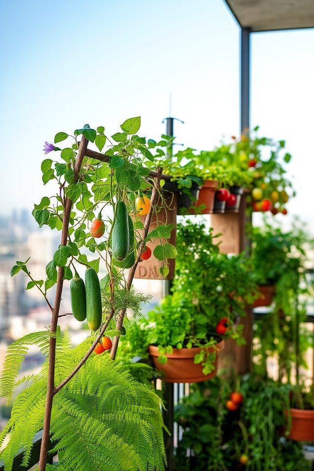 maximize space with vertical gardening