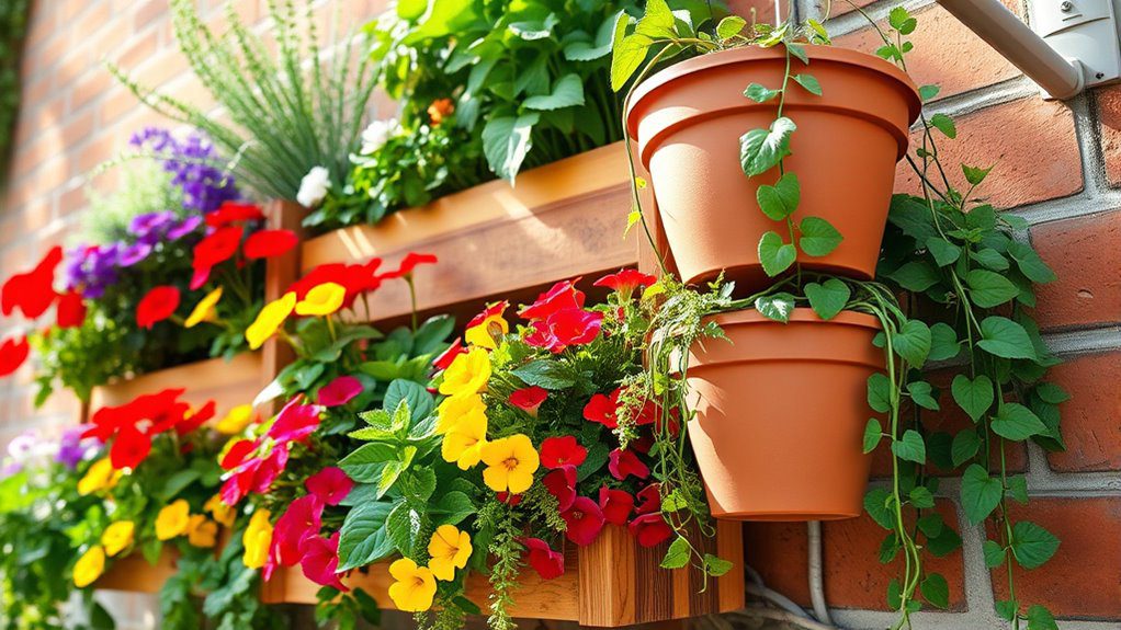 maximize space with vertical gardens