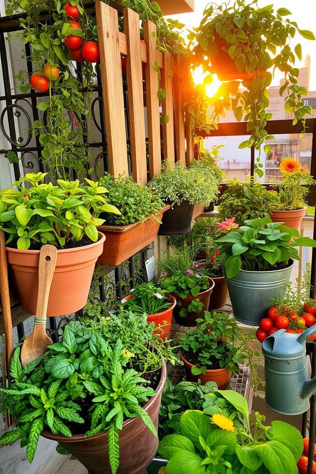 maximize urban gardening space