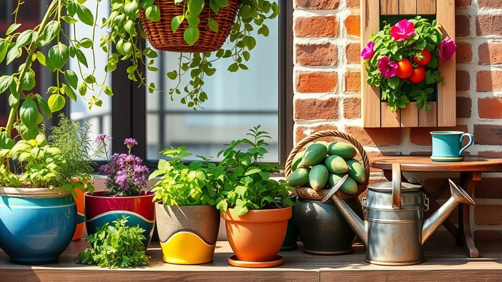 maximizing greenery in containers