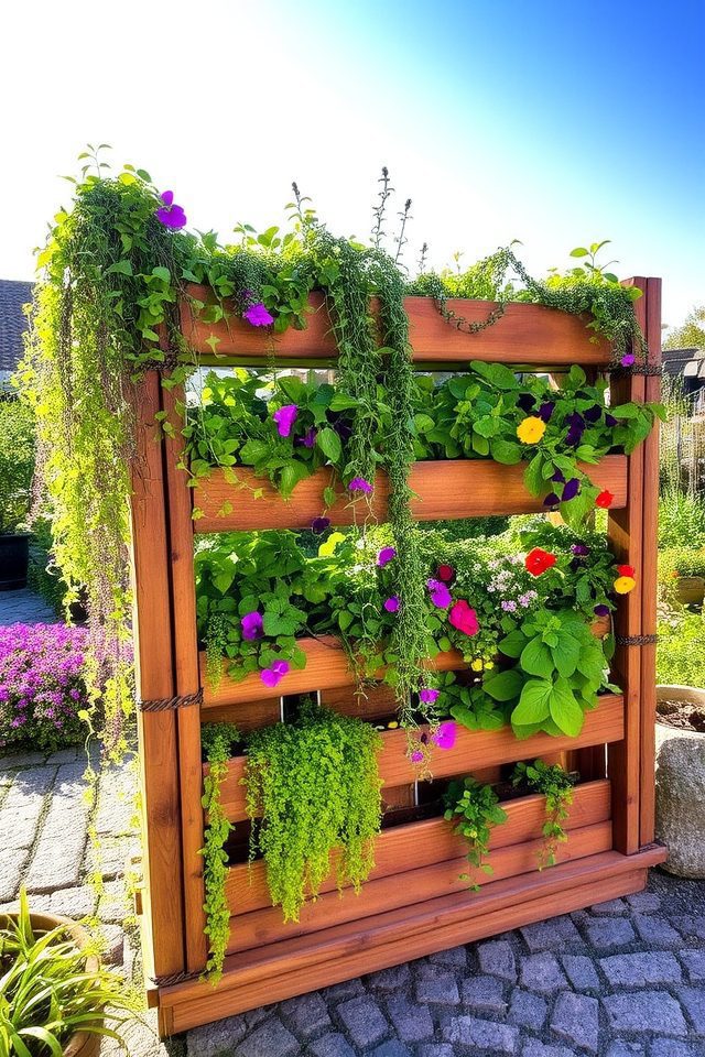 maximizing space with planters