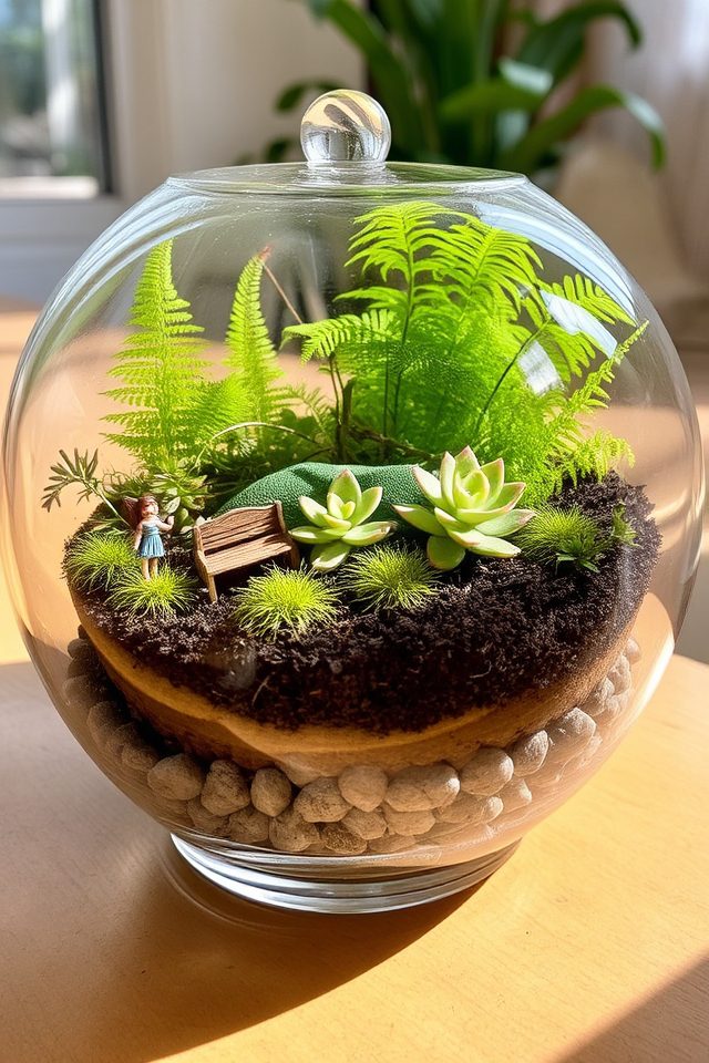 miniature indoor garden design