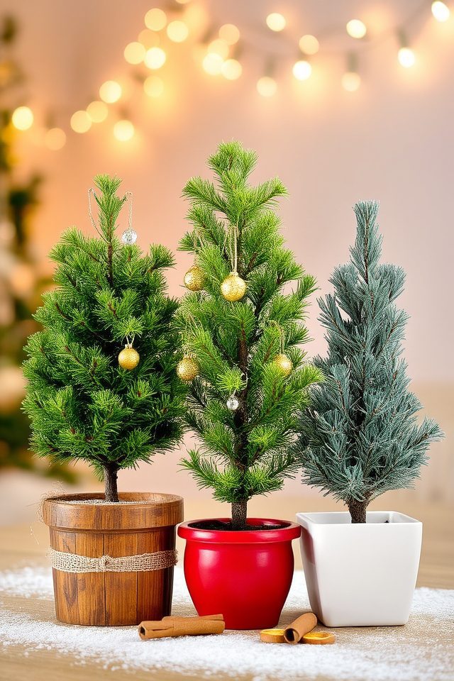 miniature trees for holidays