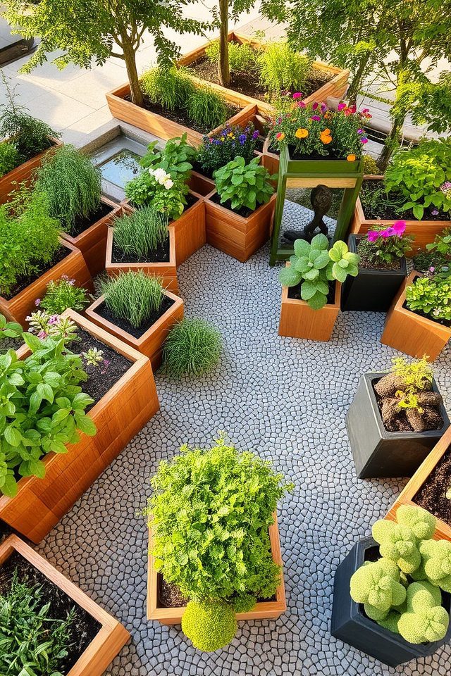 modular and customizable planters