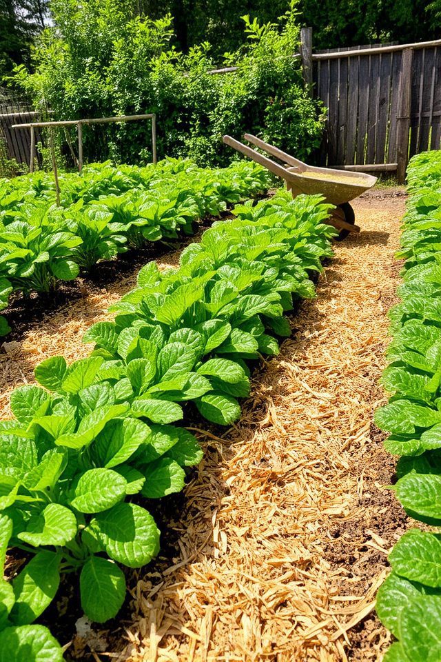 mulching retains soil moisture