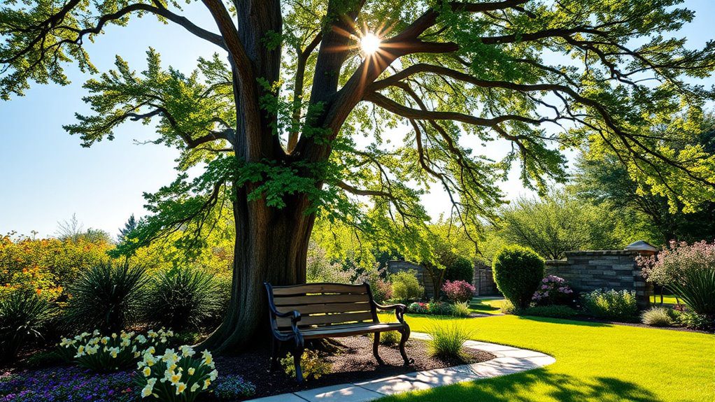 narrow upright deciduous tree