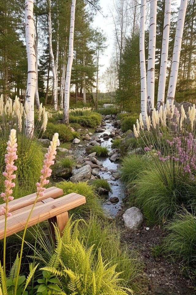 native plants enhance tranquility