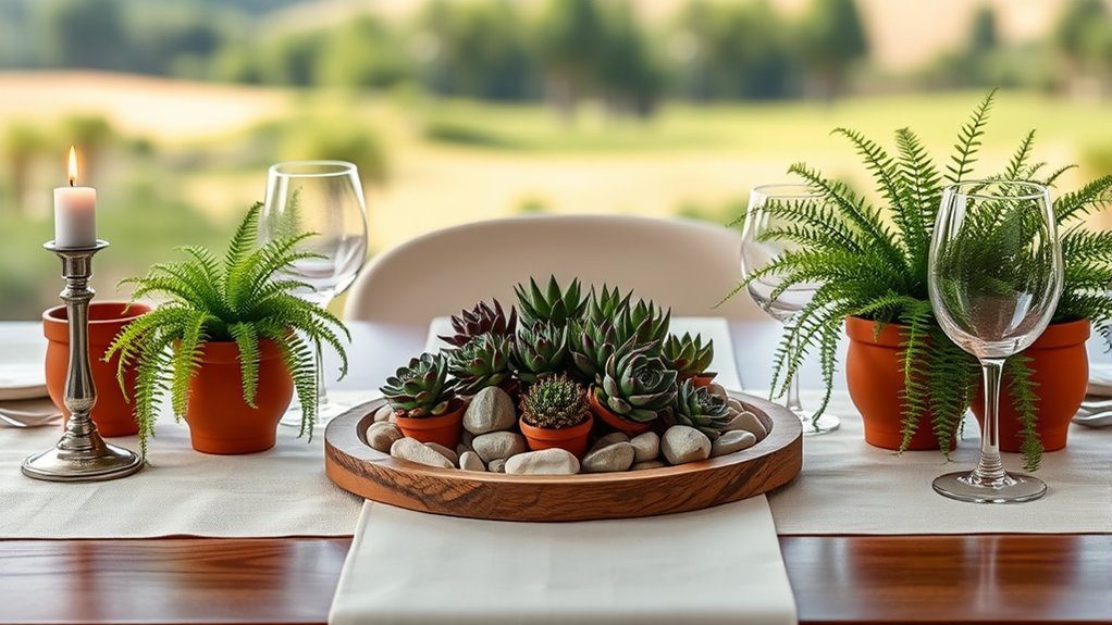 nature inspired table decorations