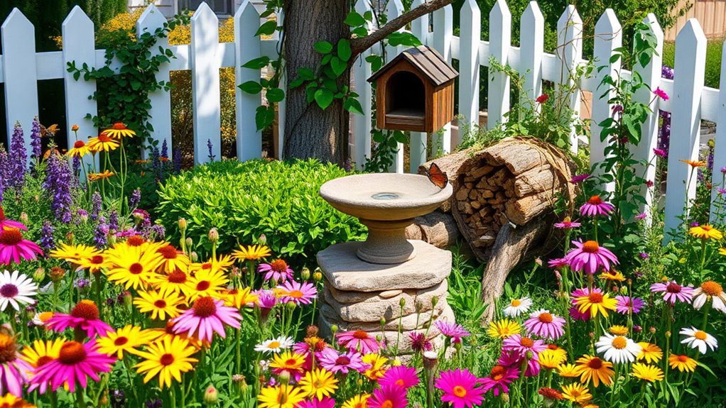 nature supporting garden design