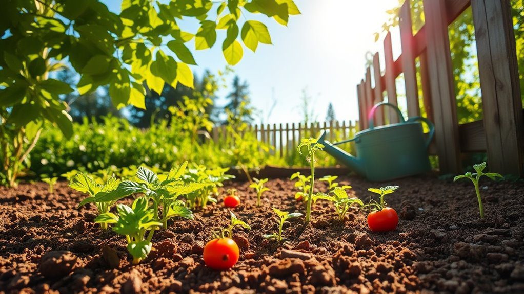 optimal garden sunlight location