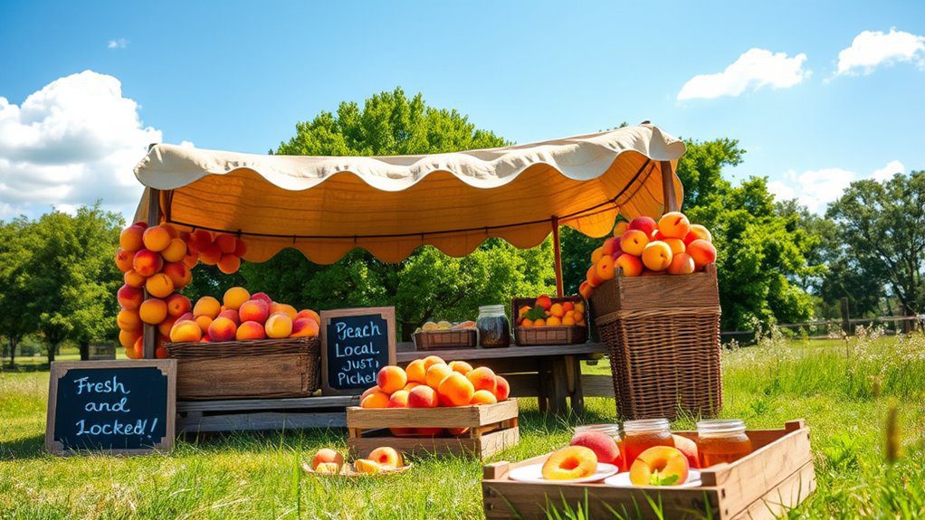 peach stand preparation tips