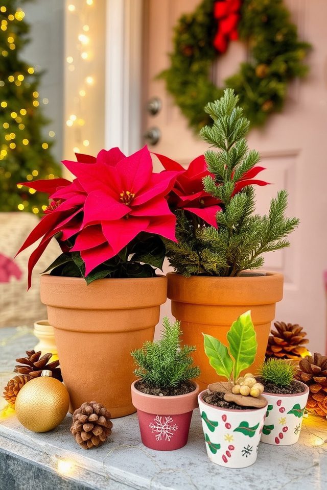 personalized festive planter gifts