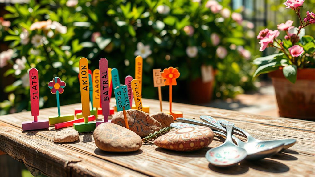 personalized garden plant markers