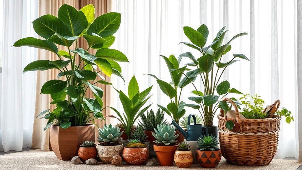 plant grouping aesthetic enhancement