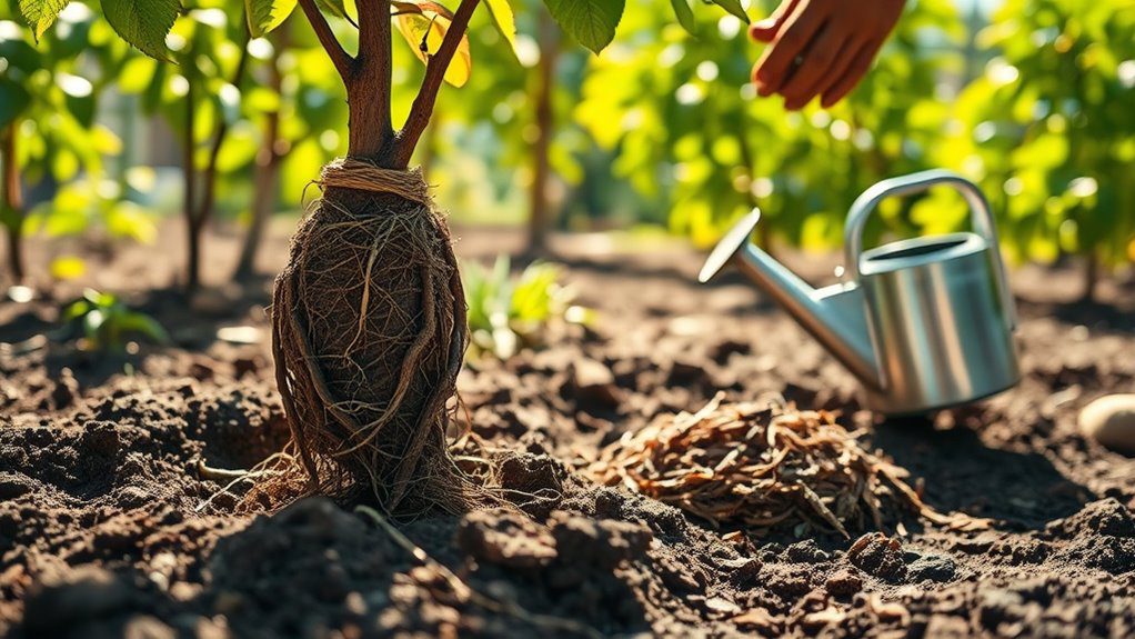 plant peach tree properly
