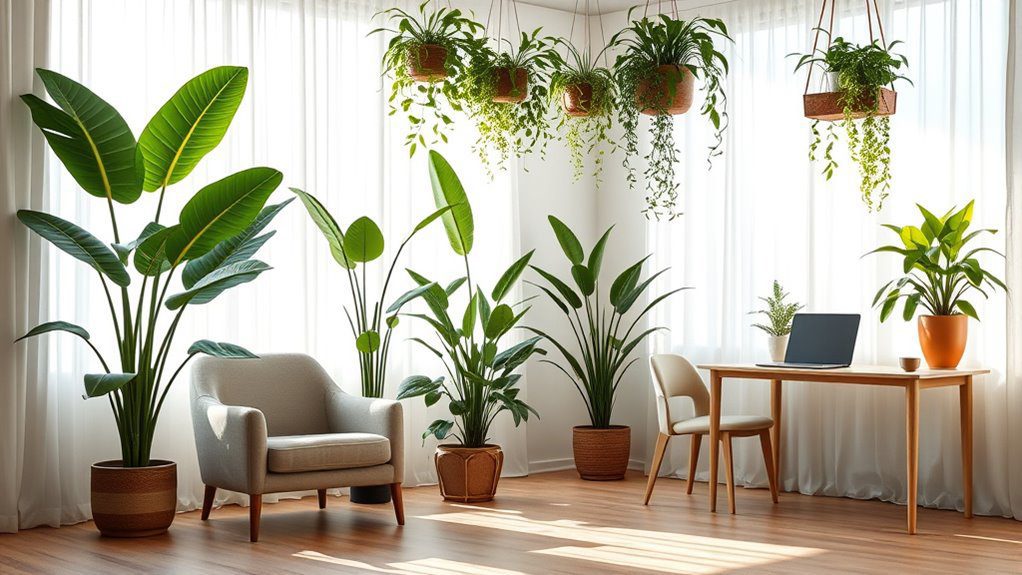 plants as decorative dividers