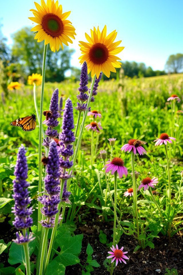 pollinator friendly classroom gardens