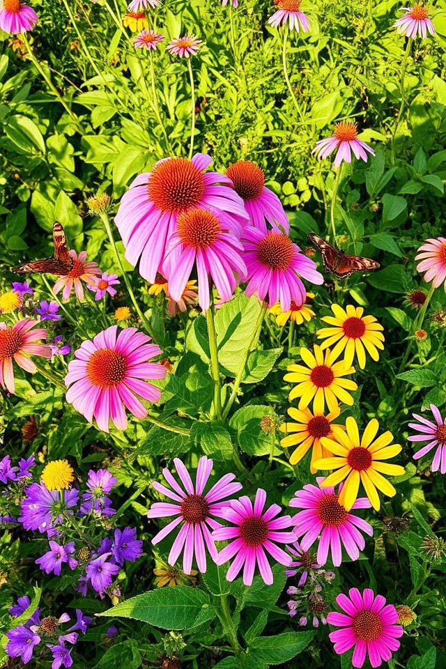 pollinator friendly flower gardens