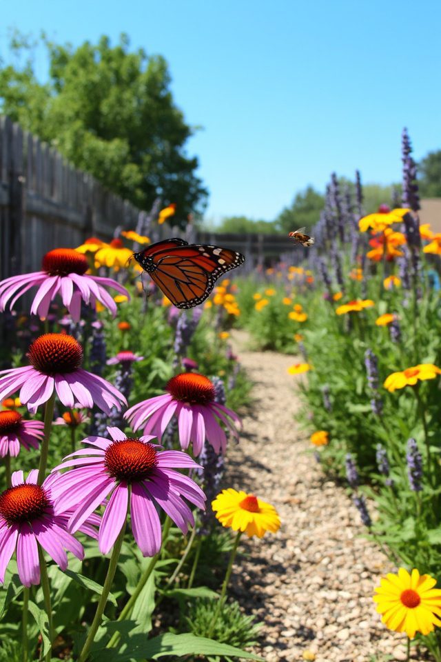 pollinator friendly native garden
